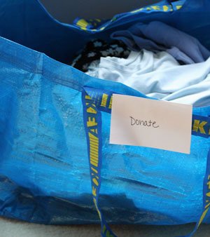 bag of donations