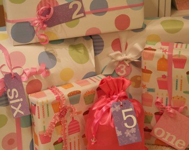 numbered gifts