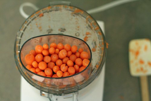 Shreeding carrots