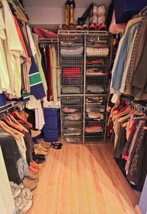 Closet Organizing Before and After Photos