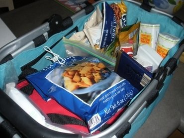 organized road trip food