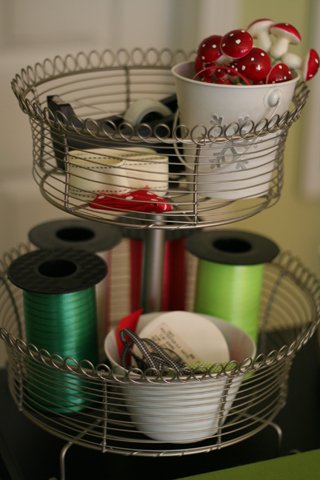 Two tiered basket