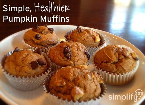 Healthier Pumpkin Muffins