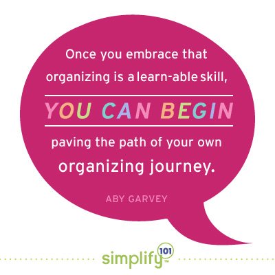 Begin Paving the Path of Your Organizing Journey