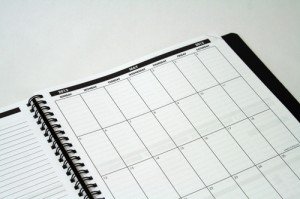 planner pad - month view
