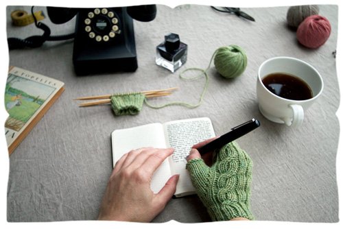 handwarmer knitting kits appleturnovershop
