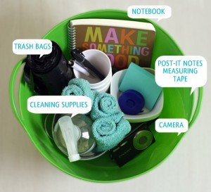 Stock an organizing toolkit with supplies to make organizing projects even easier.