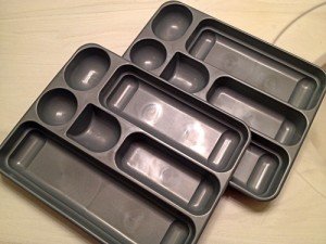 Choose the right sized containers to help organize drawers.