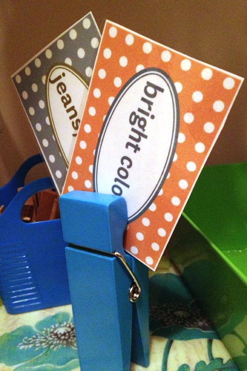 Labels help keep things tidy, plus add a bit of fun and finish to organizing!