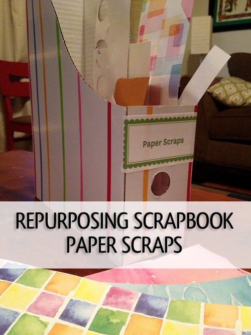 Repurpose your scrapbook scraps. Use shredded scraps to stuff Easter and gift baskets! via simplify101.com
