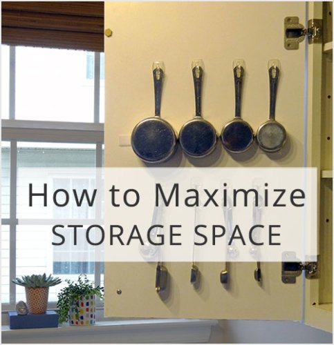 Maximize Storage by Using the Back of a Door