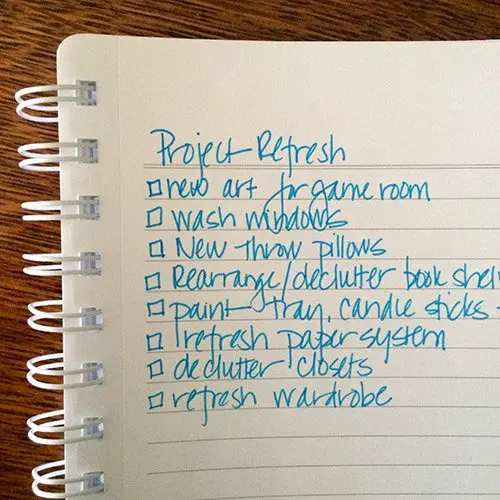 Project Refresh List